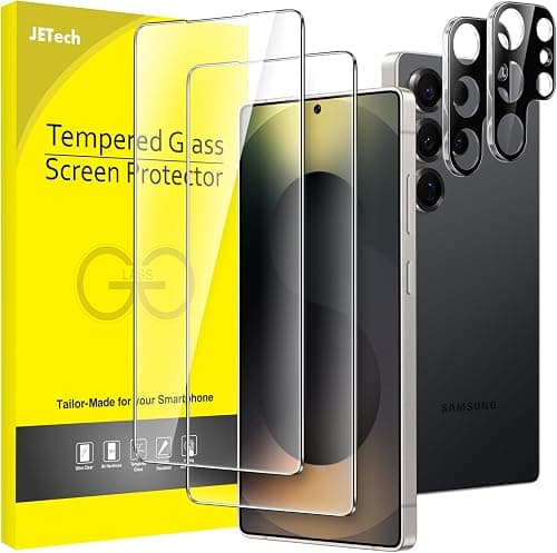 JETech Screen Protector for Galaxy S25 Ultra, 2+2 Pack on Amazon.ae - Price Tracker