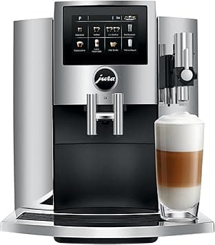 Jura S8 Chrome Automatic Coffee Machine, 15 Specialty Drinks, Touch Display on Amazon.ae - Price Tracker