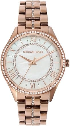 Michael Kors Lauryn Women's Watch, Stainless Steel Bracelet Watch for Women - Amazon.ae Price Tracker