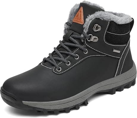 Mishansha Winter Shoes Men's Warm Lined Winter Boots Women's Winter Boots Outdoor 36-48 EU on Amazon.ae - Price Tracker