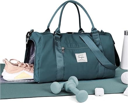 WISEPACK Travel Gym Duffel Bag with Shoes Compartment and Wet Pocket - For Men and Women on Amazon.ae - Price Tracker