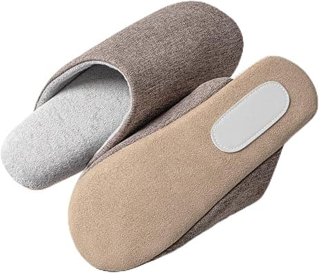 URbazaar Slippers for Women Men,Comfort Cotton Slipper,Washable Flat Home Slipper,Soft Indoor Shoe على Amazon.ae - متتبع الأسعار