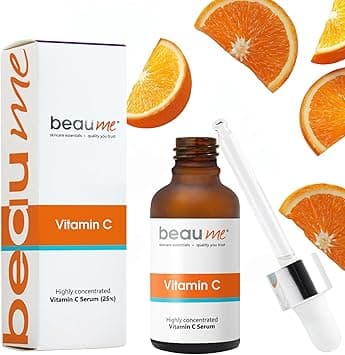 25% Vitamin C Serum – Brightening, Dark Spot & Wrinkle Treatment – Hyaluronic Acid, Ferulic Acid, Vitamin E & Aloe Vera – Anti-Aging Face Serum, Certified in EU – 30ml - Amazon.ae Price Tracker