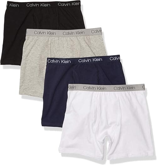 Calvin Klein boys Calvin Klein Boys Underwear 4 Pack Boxer Briefs Value Pack Boxer Briefs on Amazon.ae - Price Tracker