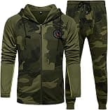 MANLUODANNI Men's Tracksuits 2 Piece Outfit Casual Long Sleeve Sweat Suit Set Full Zipper Sports Jogging Suits - Best Deal Finder