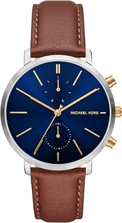 Michael Kors Men's Blake Stainless Steel or Leather Watch - Amazon.ae Price Tracker