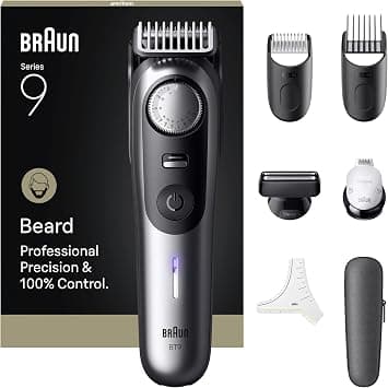 Braun Beard Trimmer Series 9, +7 Barbering Tools, 50 Lengths, ProBlade, BT9520 - Amazon.ae Price Tracker