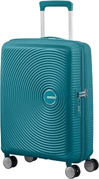 American Tourister Soundbox - Spinner S Expandable Carry-On Luggage, 55 cm, 41 L, Green (Jade Green) on Amazon - Best Deal Finder