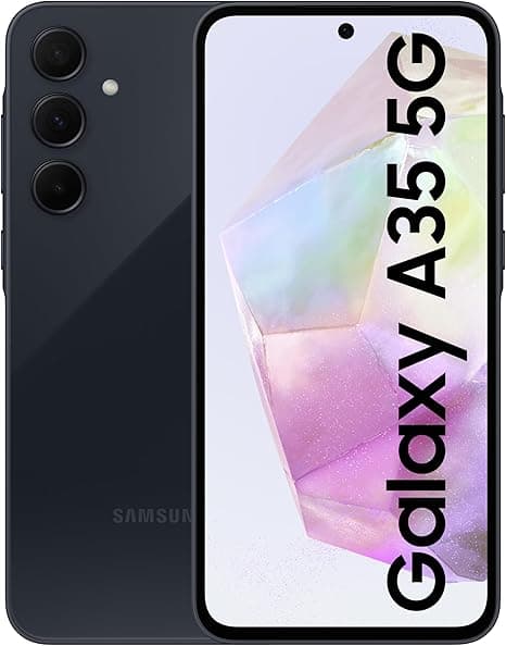 Samsung Galaxy A35 5G (Awesome Navy, 8GB RAM, 128GB Storage) | Premium Glass Back | 50 MP Main Camera (OIS) | Nightography | IP67 | Corning Gorilla Glass Victus+ | sAMOLED with Vision Booster on Amazon.ae - Price Tracker