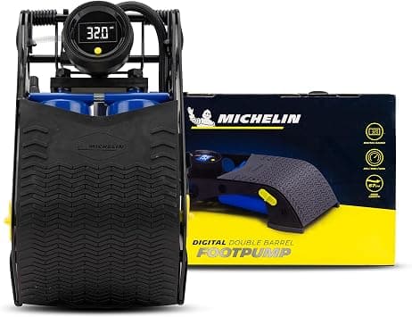 MICHELIN Digital Double Barrel Foot Pump - متتبع أسعار Amazon.sa