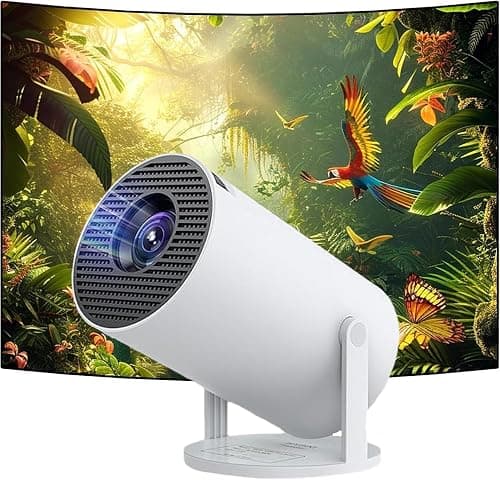 Mini Projector with WiFi and Bluetooth, 4K 1080P Support Portable Projector, 210°Rotatable Stand, Dust Removal and Heat Dissipation Design on Amazon.ae - Price Tracker
