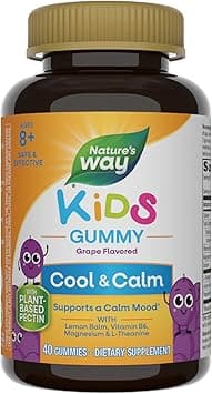 Nature's Way Kids Cool, Calm & Collected, Ages 8+, Grape Flavored, 40 Vegetarian Gummies on Amazon.ae - Price Tracker