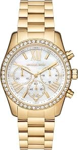 Michael Kors Lexington Pavé Gold-Tone Stainless Steel Watch - MK7241 - Best Deal Finder