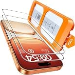 TOCOL 2 Pack for iPhone 17 Pro Max/16 Pro Max Screen Protector 6.9 Inch, Easy Installation Full Coverage No Bubbles No Dust Military Grade Shatterproof, 9H Hardness Tempered Glass, Case Friendly - Best Deal Finder