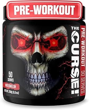 NX Sports The Curse! Pre Workout Supplement - Intense Energy & Focus, Instant Strength Gains, Enhanced Blood Flow - Nitric Oxide Booster with Creatine & Caffeine - Men & Women | Watermelon | 50 Srv on Amazon.ae - Price Tracker