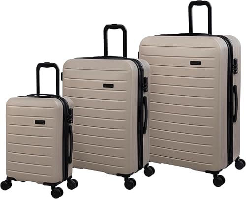 it luggage Legion 3-piece Set | Travel Luggage Bag Hard Case Spinner Suitcase | Unisex ABS Expandable Trolley Luggage Bag with 8x 360° Wheels TSA Lock Lightweight (Oxford Tan, 3-Piece Set) على Amazon.ae - متتبع الأسعار