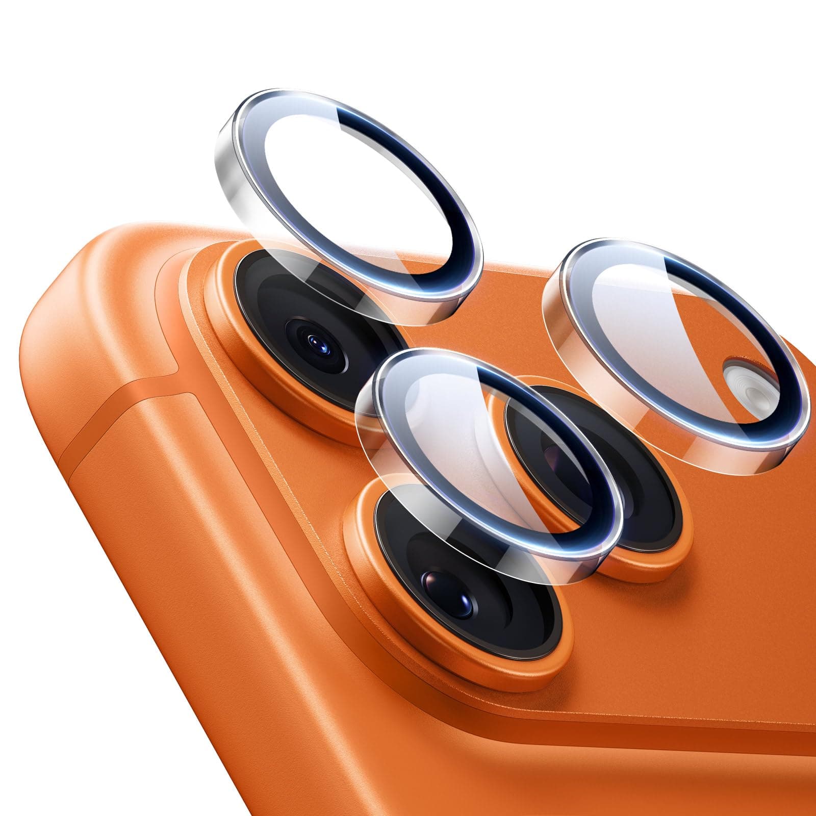 ESR Camera Lens Protector for iPhone 17 Pro Max/17 Pro/16 ProMax/16Pro/15 ProMax/15Pro/14ProMax/14Pro, Ultra-tough HD Individual Lens Protectors, Ultra-thin Tempered Glass, 1 Pack, Clear on Amazon.ae - Price Tracker