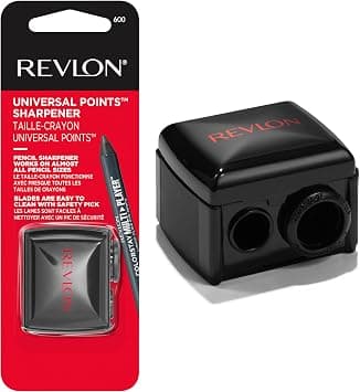 Revlon Makeup Sharpener by for Eyeliner, Lip Liner, and More! Universal Sharpener for All Wooden & Plastic Pencil Sizes - Best Deal Finder