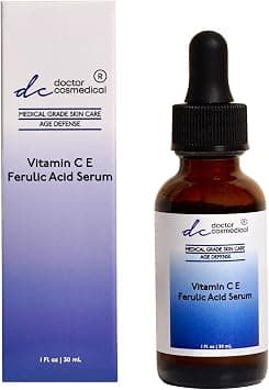 Vitamin C & E Ferulic Acid Face Serum | Organic Vitamin C E | Best Vitamin E C for Scars | Perfect Skin Brightening Face Serum for All Skins | 100% Vitamin C & E | 1 FL Oz/30ml - Best Deal Finder
