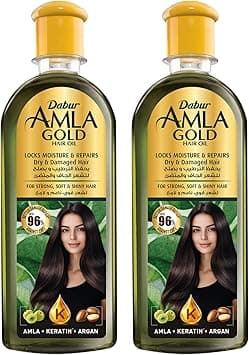 Dabur Amla Gold Hair Oil (2 x 200ml) | For Beautiful Long, Soft & Strong Hair | Amla, Almond & Henna | Natural Care on Amazon.ae - Price Tracker