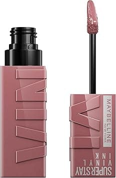 Maybelline New York Super Stay Vinyl Ink Nudes Longwear Transfer Proof Gloss Lipstick, Awestruck on Amazon.ae - Price Tracker