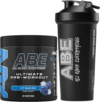 Applied Nutrition Bundle ABE Pre Workout 375g + ABE Shaker 700ml (Icy Blue Raz) on Amazon.ae - Price Tracker