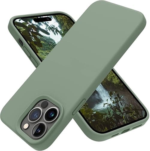 OTOFLY Designed for iPhone 14 Pro Max Case, Silicone Shockproof Slim Thin Phone Case for iPhone 14 Pro Max 6.7 inch (Calke Green) on Amazon.ae - Price Tracker