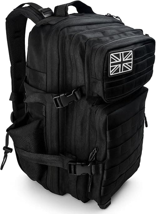 45L Military Tactical Backpack Water Resistant Backpack with 6 Compartments Webbing and Padded Back Support for Hiking, Athletes, Gym, Travel, Sports, Camping and Carrying on Amazon.ae - Price Tracker