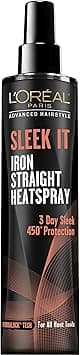 L'Oréal Paris Advanced Hairstyle Sleek It Iron Straight Heat Spray, 5.7 Ounce on Amazon.ae - Price Tracker
