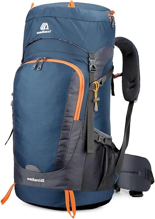 65L Hiking Backpack with Rain Cover Lightweight Camping Daypack Large Trekking Backpack for Men Women Waterproof Rucksack for Outdoor Travel Hiking Trekking Camping Sport على Amazon.ae - متتبع الأسعار