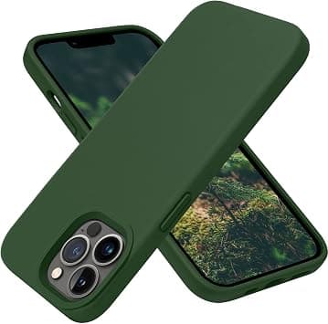 OTOFLY iPhone 13 Pro Case,[Military Grade Drop Protection] [Anti-Scratch Microfiber Lining] Silicone Shockproof Protective Phone Case Slim Thin Cover 6.1 inch, Clover على Amazon.ae - متتبع الأسعار
