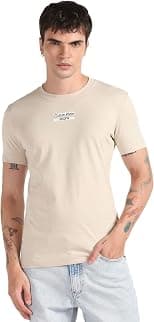 Calvin Klein Jeans Men's Transparent Stripe Logo Tee Transparent Stripe Logo Tee - Best Deal Finder