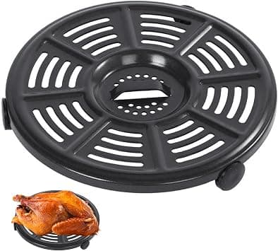 Air fryer Replacement Parts for Ninja AF101 AF161 AF150 Air Fryer, 8.2'' Round Food Grade Air Fryer Grill Pan Grill Plate Crisper Plate Accessories Tray Rack Compatible Ninja Foodie Pressure Cooker على Amazon.ae - متتبع الأسعار