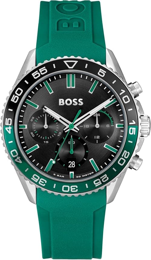 HUGO BOSS MEN'S SILICONE STRAP WATCH - 1514246 on Amazon.ae - Price Tracker
