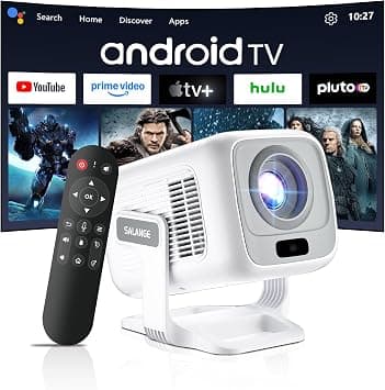 Mini Smart Projector 4K,Movie Projector with Built-in Apps,AI Auto Focus & Keystone,Ultra Short Throw,20000LM Brightness,WiFi6 Bluetooth5.4,Portable Home/Outdoor Projector for Multi-Devices - Best Deal Finder