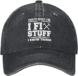 I Fix Stuff and I Know Things Hat for Men I Fix Stuff Hat Cool Stuff Hat for Men Funny - Best Deal Finder