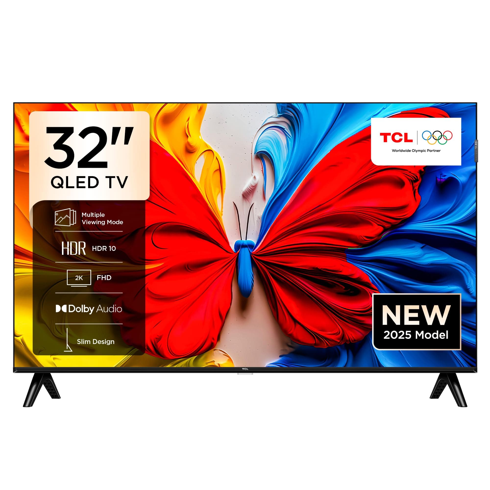 TCL 32S5K Television 32 Inch Smart TV QLED HDR 10 Google TV, Dolby Audio, Game Mode, Multiple Eye Care with Slim Design (2025 Model) on Amazon.ae - Price Tracker