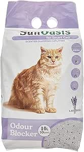 Sun Oasis Clumping Cat Litter Lavender Scented 10 L on Amazon.ae - Price Tracker