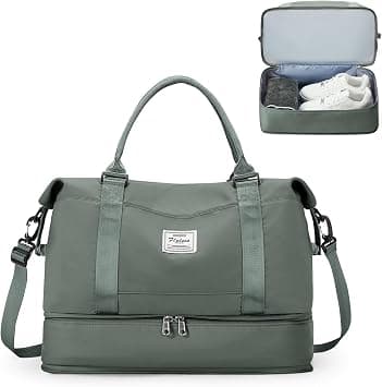 SZLX Travel Duffel Bag Airline Approved Weekend Bag with Trolley Sleeve on Amazon - Best Deal Finder