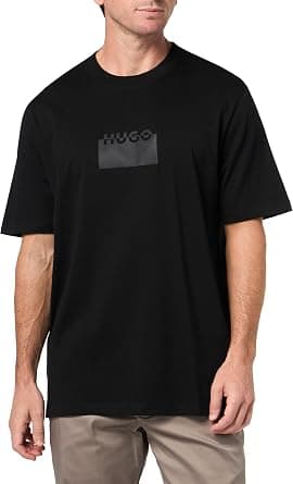 HUGO Men's Block Logo Cotton T-Shirt on Amazon - Best Deal Finder