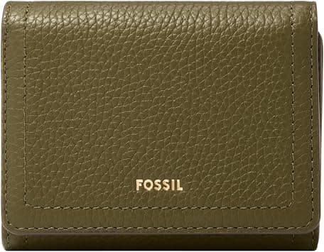 Fossil Logan Trifold Wallet, Desert Olive - متتبع أسعار Amazon.sa