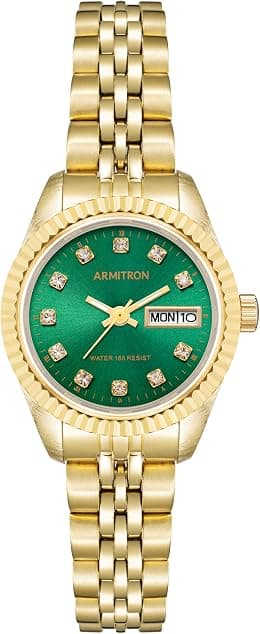 Armitron Women's Genuine Crystal Accented Bracelet Watch, 75-2475 - Best Deal Finder
