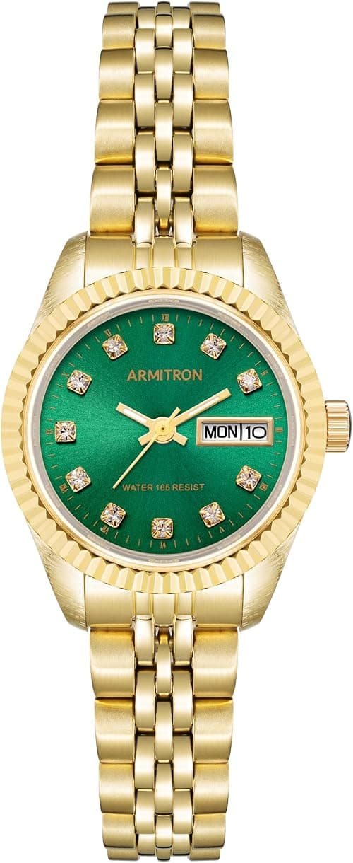 Armitron Women's Genuine Crystal Accented Bracelet Watch, 75-2475 on Amazon - Best Deal Finder