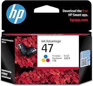 HP|HP 47 Original Tri-Color Ultra Ink Advantage Cartridge|Cyan-Magenta-Yellow|700 pages|HP DeskJet UIA 4828, UIA 4927|6ZD61AE. - Amazon.ae Price Tracker