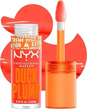NYX PROFESSIONAL MAKEUP DUCK PLUMP LIP PLUMPING LACQUER - PEACH OUT - Best Deal Finder