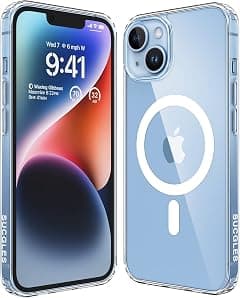 (2023 New) for iPhone 14 Plus Case with MagSafe, [Strong Magnet] [Non-Yellowing] [10FT Military Grade Protection] Magnetic Clear Slim Phone Case Thin Cover for Apple iPhone 14plus (Clear-Mag Safe) - Amazon.ae Price Tracker