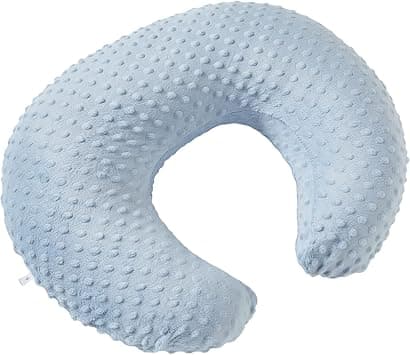 Pillowcase for Nursing Pillow and Positioner for Breastfeeding and Bottle Feeding, Propping Baby, Tummy Time, Baby Sitting Support, Awake-Time Support, Pillow Cover Only (Blue) على Amazon.ae - متتبع الأسعار