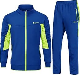 Rdruko Men's Tracksuit Athletic Full Zip Casual Sports Jogging Gym Sweatsuit - Best Deal Finder
