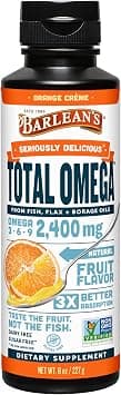 Barlean's Orange Cream Total Omega Swirl, 8-Ounce on Amazon.ae - Price Tracker
