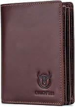 BULLCAPTAIN Large Capacity Genuine Leather Bifold Wallet/Credit Card Holder for Men with 15 Card Slots QB-027 - Best Deal Finder